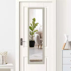 Americanflat 15x51 Over The Door Mirror - Hanging Full Length Mirrors with Engineered Wood - Modern Mirror for Bedroom - Mirrors for Wall Display