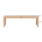 Christopher Knight Home Phanupong modernes 3-teiliges Gartenmöbel-Set aus Akazienholz mit Seilgeflecht und Lattenrost-Design