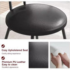 Moderne Esszimmerstühle aus Rattan, Küchenstühle mit gepolstertem Kissen und Metallbeinen für kleine Räume, Wohnzimmer, Café, Restaurant