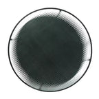 GDFStudio Carson Modernes 2-teiliges Couchtisch- und Beistelltisch-Set aus Metall mit Glasplatte