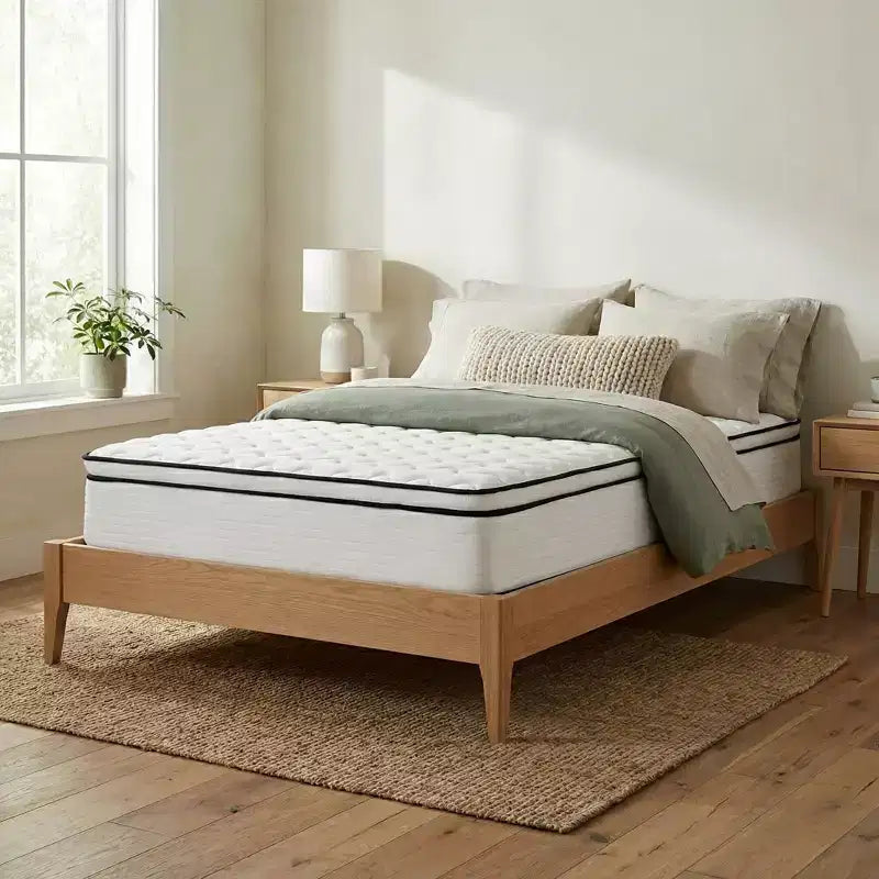 Atlas Mattress 10 XL Twin Innerspring Mattress, Breathable Cover, Medium Firmness