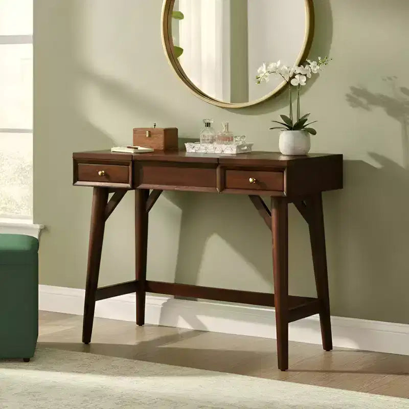 Flynn Bedroom Vanity, Walnut