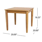 Christopher Knight Home Sakura Modernes 3-teiliges Akazien-Sonnenliegen- und Lamellentisch-Set mit Korbsitz