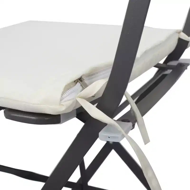 3-teiliges Terrassen-Bistro-Balkon-Metallstuhl-Tisch-Set