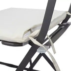 3-teiliges Terrassen-Bistro-Balkon-Metallstuhl-Tisch-Set
