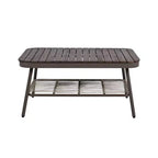 Christopher Knight Home Piotr 4-teiliges Outdoor-Sitzset aus Akazienholz und Metall mit Seilgeflecht