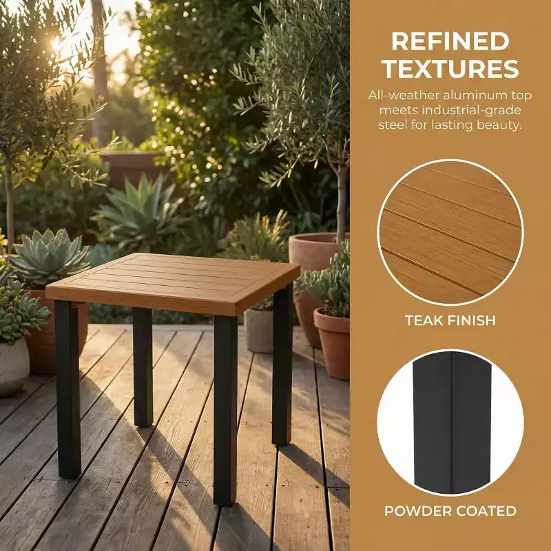 Lantine Square Outdoor-Beistelltisch