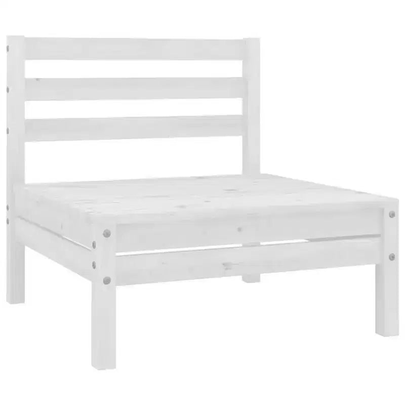 vidaXL Garten Lounge-Set Massives Kiefernholz 4-teilig Sitzplätze 4