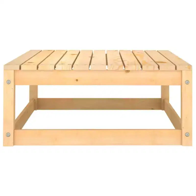 vidaXL Garten-Lounge-Set Naturkiefer Massivholz Kiefer Mittel Modulierbar