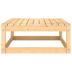 vidaXL Garten-Lounge-Set Naturkiefer Massivholz Kiefer Mittel Modulierbar
