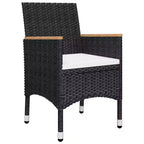 vidaXL Essgruppe Akazie Massivholz 5-teilig Ergonomisch