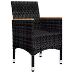 vidaXL Essgruppe Akazie Massivholz 5-teilig Ergonomisch