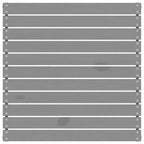 vidaXL Garten-Lounge-Set Grau Massives Kiefernholz Modulares Garten-Lounge-Set