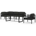 vidaXL Garden Lounge Set Anthracite