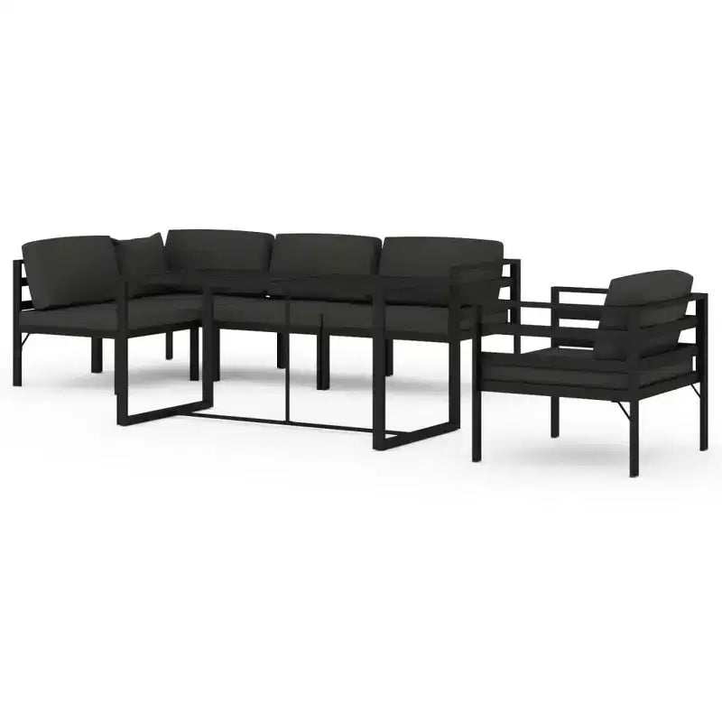 vidaXL Garden Lounge Set Anthracite