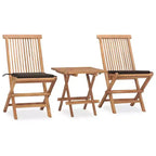 vidaXL Outdoor Dining Set Natural wood