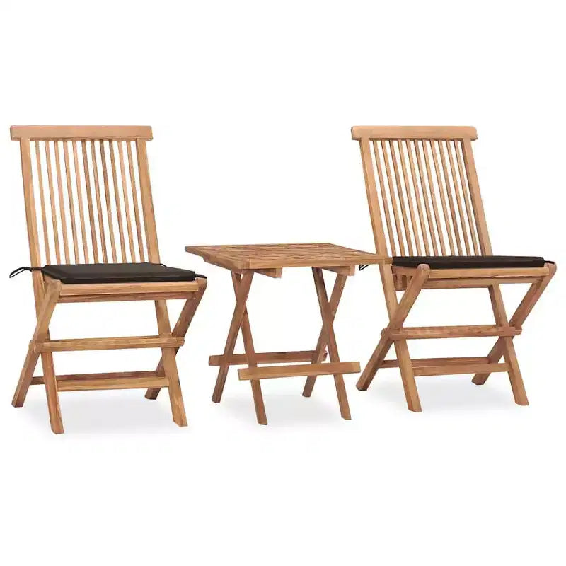 vidaXL Outdoor Dining Set Natural wood