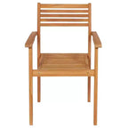 vidaXL Garten-Essgruppe Teak