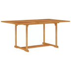 vidaXL Garten-Essgruppe Teak