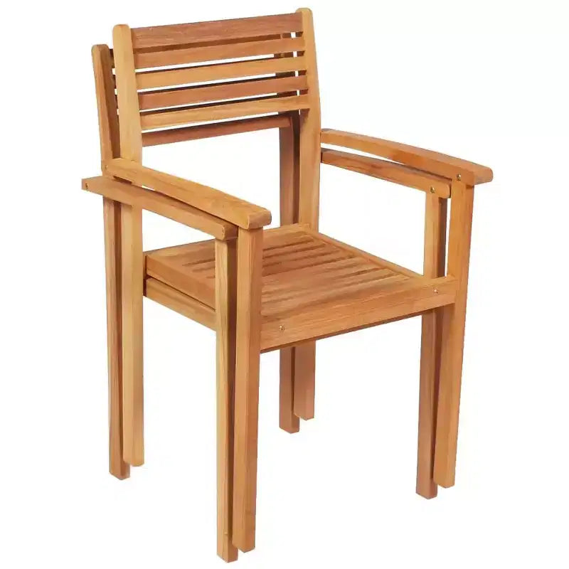 vidaXL Garten-Essgruppe Teak
