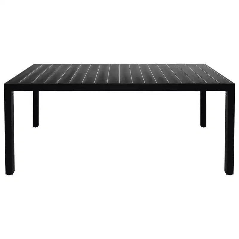 vidaXL Essgruppe Schwarz und Braun Polyrattan Große Sitze Viele