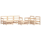 vidaXL Garten Lounge-Set,