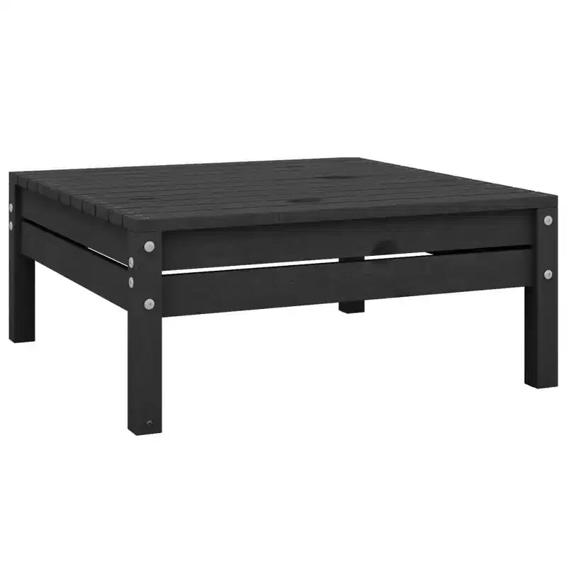 vidaXL Garten-Lounge-Set Schwarz Kiefer massiv 63,5 cm x 63,5 cm x 62,5 cm