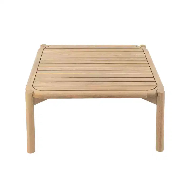 Christopher Knight Home Bhanu Outdoor-Akazienholz 3-Sitzer-Sofa & Lamellen-Couchtisch-Set