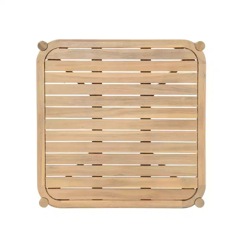 Christopher Knight Home Bhanu Outdoor-Akazienholz 3-Sitzer-Sofa & Lamellen-Couchtisch-Set