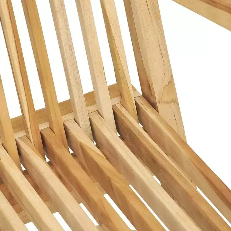 vidaXL Garten-Essgruppe Teakholz Fein geschliffenes Teakholz Mittel Klappbar