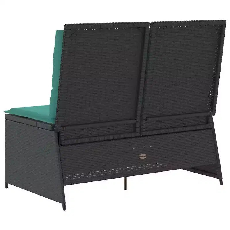 vidaXL Gartenbank Polyrattan