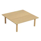 Christopher Knight Home Declan Patio Modernes modulares U-förmiges Ecksofa-Set aus Akazienholz und Seil mit Couchtisch