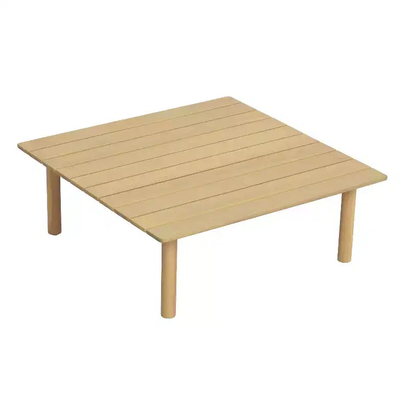 Christopher Knight Home Declan Patio Modernes modulares U-förmiges Ecksofa-Set aus Akazienholz und Seil mit Couchtisch