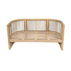 Christopher Knight Home Wulan 5-teiliges Konversationsset aus Akazienholz mit Betontisch