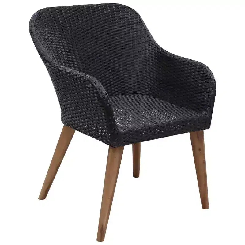 vidaXL Garten Essgruppe Polyrattan