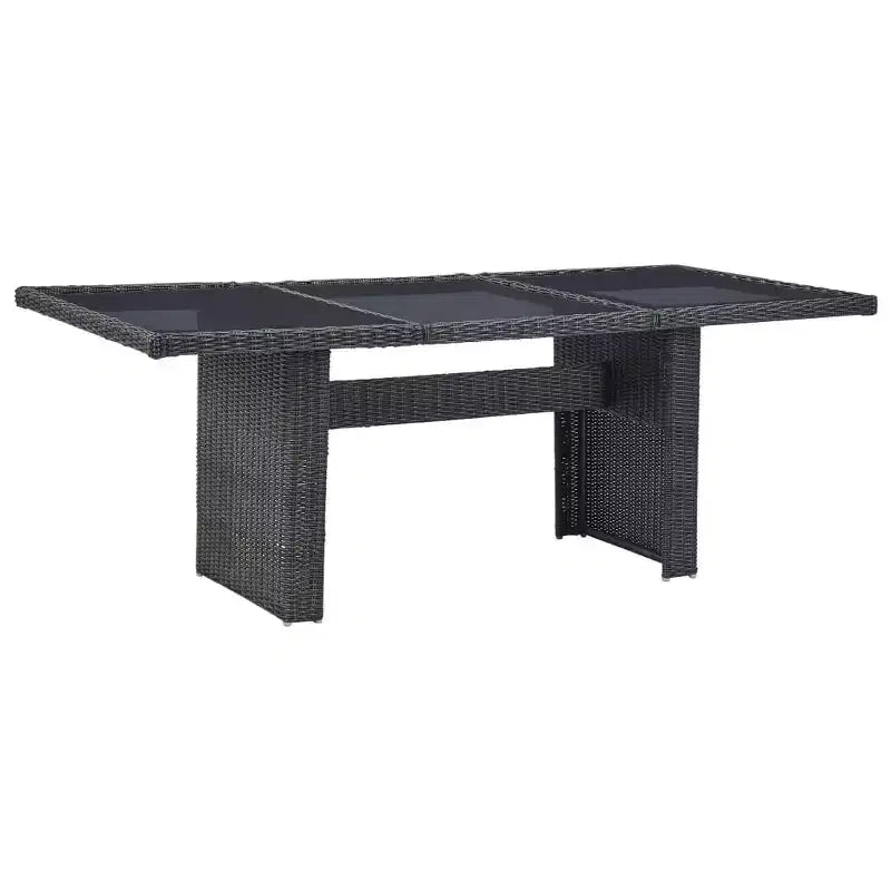 vidaXL Garten Essgruppe Polyrattan
