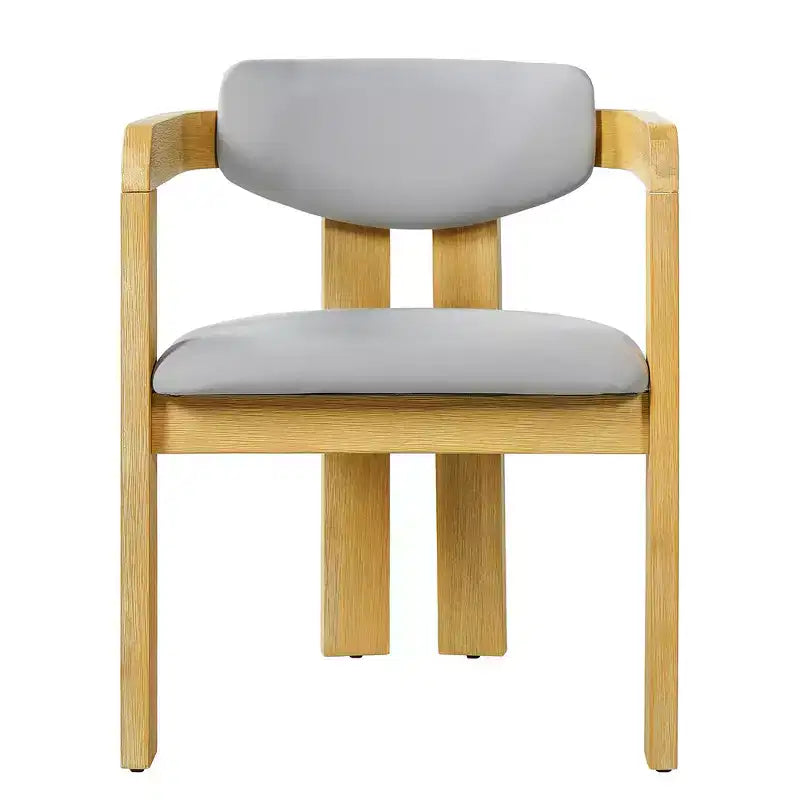 Whisen 5-teiliges Outdoor-Esstisch-Set für 4 Personen, Terrassentisch und Stühle, modernes Garten-Gesprächs-Set, 1 Esstisch und 4 Fasssessel