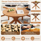 Whisen 5-teiliges Outdoor-Esstisch-Set für 4 Personen, Terrassentisch und Stühle, modernes Garten-Gesprächs-Set, 1 Esstisch und 4 Fasssessel