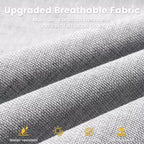HOMLUX 3-teiliges Terrassenmöbel-Set: Drehbare Schaukelstühle & Beistelltisch aus wetterfestem Rattan