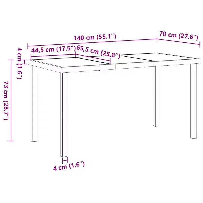 vidaXL Garten-Essgruppe mit Kissen 5-teilig Rattan Beige und Schwarz