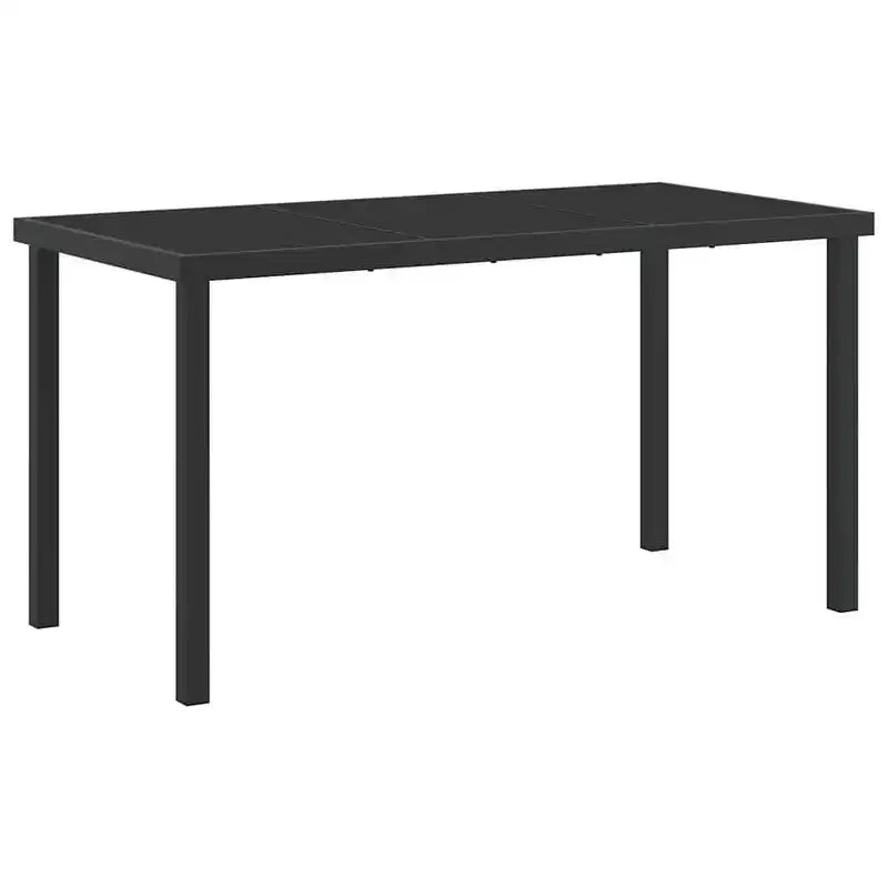 vidaXL Garten-Essgruppe mit Kissen 5-teilig Rattan Beige und Schwarz