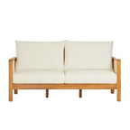ModernLuxe 2/4-teiliges Terrassen-Sofa-Set, Outdoor-Gesprächsgarnitur, wetterfeste Gartensitzgruppe mit weichen Kissen und Couchtisch