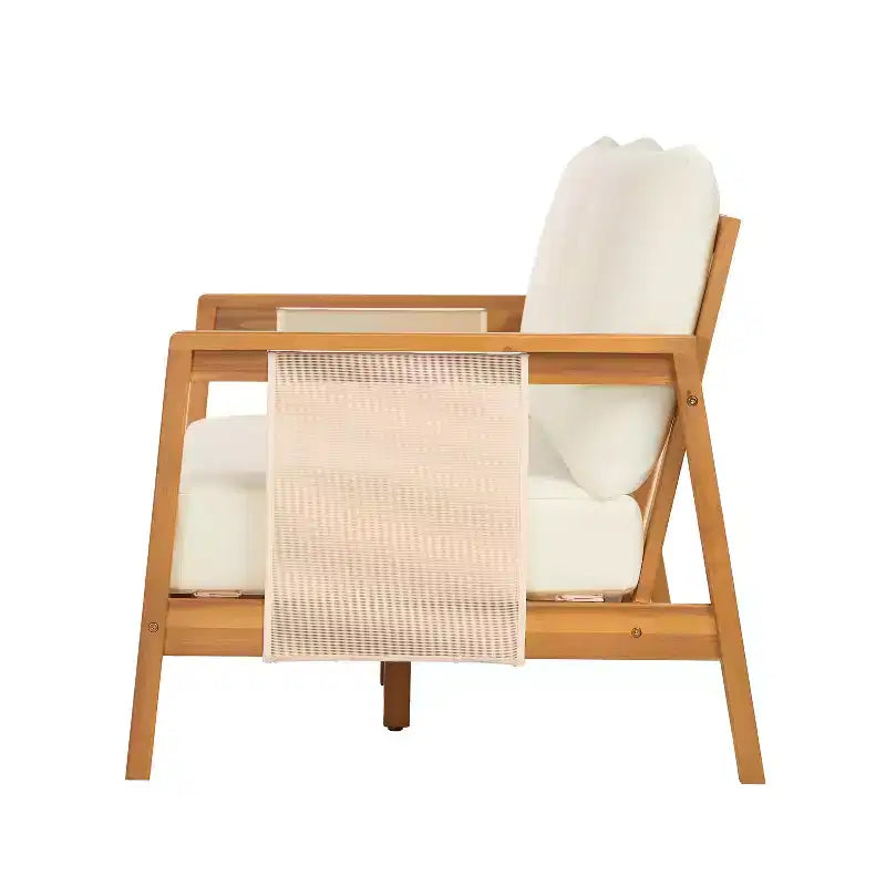 ModernLuxe 2/4-teiliges Terrassen-Sofa-Set, Outdoor-Gesprächsgarnitur, wetterfeste Gartensitzgruppe mit weichen Kissen und Couchtisch