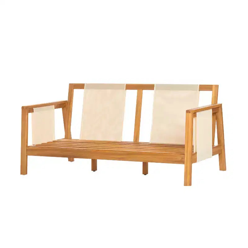 ModernLuxe 2/4-teiliges Terrassen-Sofa-Set, Outdoor-Gesprächsgarnitur, wetterfeste Gartensitzgruppe mit weichen Kissen und Couchtisch