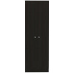 Black Tall Narrow Pantry Storage Cabinet for 1 Person, 71"H