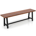 Costway 1/2 PCS 60  Dining Bench 3 Person Entryway Shoe Bench with