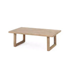 Akazienholz-Gartenmöbel-Set, Outdoor-Sitzgruppe mit Couchtisch und weichen Kissen für Garten, Veranda und Balkon, Beige - Merax