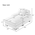 Modernes überdimensionales Schlafsofa im Mid-Century-Stil mit Kissen
