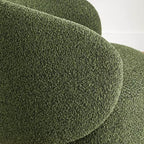 Spruce&Spring Gepolsterter Drehbarer Akzent-Sessel mit Holzfuß