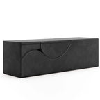 Avana Kami umwandelbare Chaise / Yoga & Massage – 2-in-1-Ottomane mit verdeckter ausklappbarer Yoga-Liege, Microvelvet – N/A